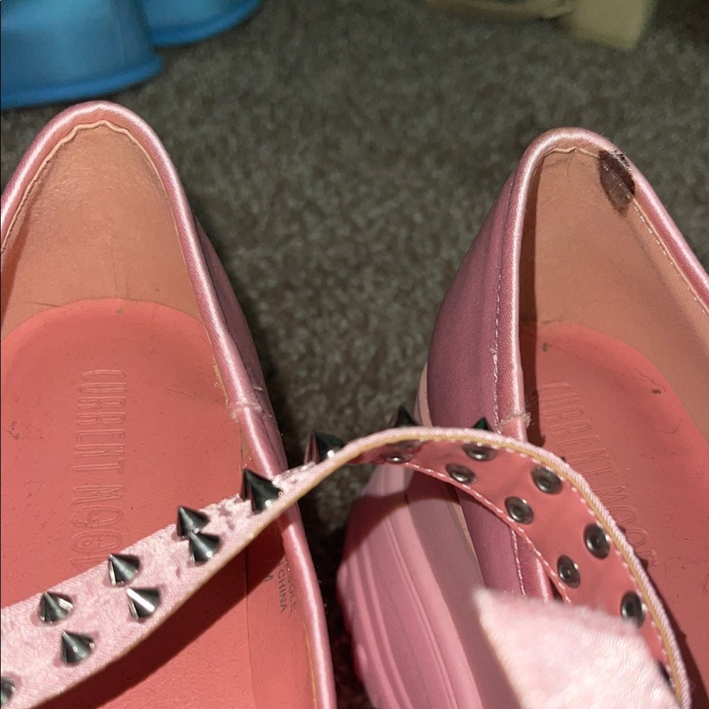 Used current mood Pink Platform Studded Women's Shoes - Picture 2 of 7